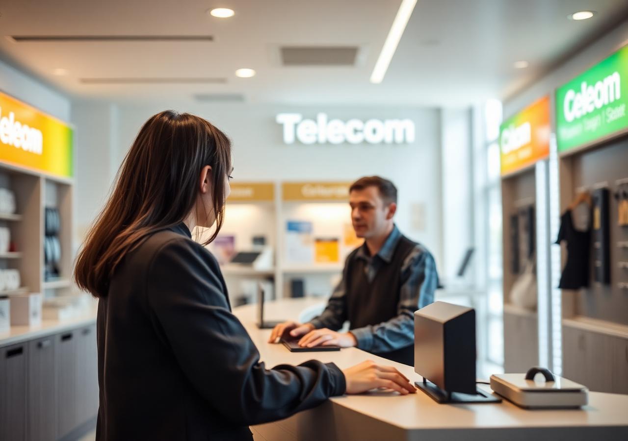 Telecom & retail service environment
